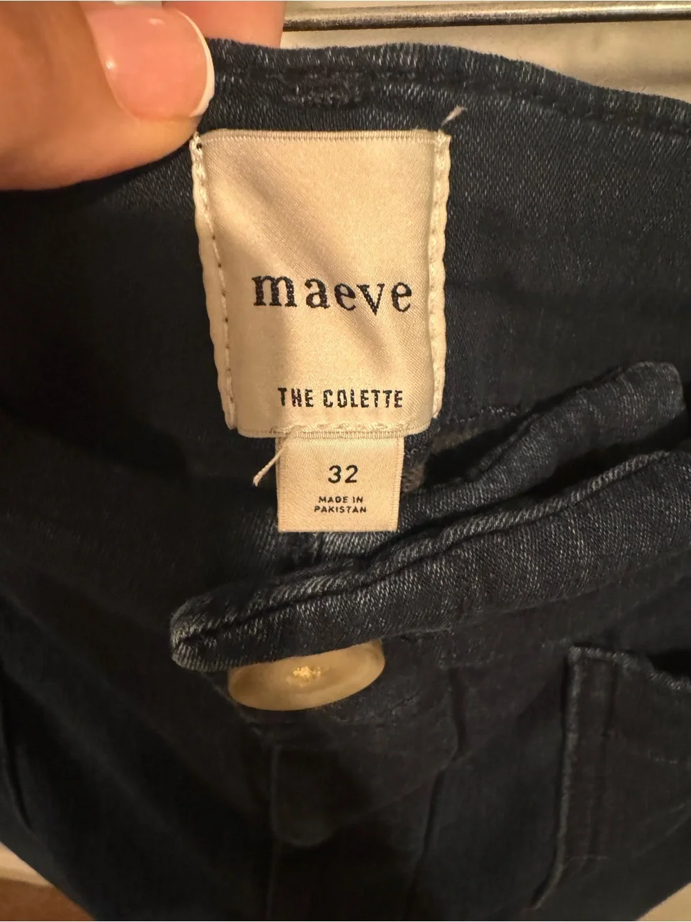 Maeve The Colette Knit High-Rise Wide-Leg Jeans - Size 32 - Picture 6 of 9